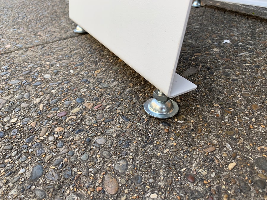 鉄板「A型スタンド看板」白塗装バージョン