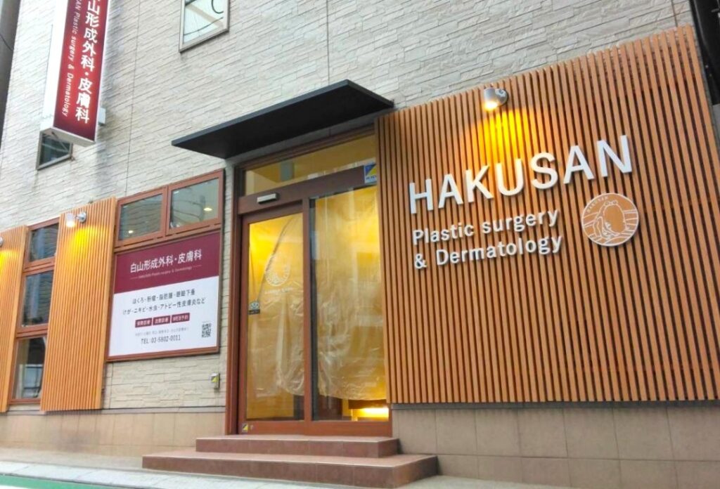 和モダン、シンプルでおしゃれなクリニック（皮膚科・形成外科）の外観・看板デザイン (3)